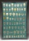 UNIQUE POLICE BADGE MANUFACTURER’S SAMPLE BOARD.