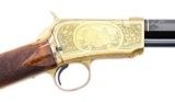 CUSTOM ENGRAVED WINCHESTER MODEL 90 SLIDE-ACTION