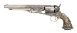 EXTREMELY RARE  FINE NIMSCHKE ENGRAVED 1860 COLT