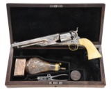 COLT NEW YORK ENGRAVED CASED 1860 ARMY REVOLVER.