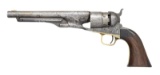 COLT 1860 ARMY NEW YORK STYLE ENGRAVED REVOLVER.