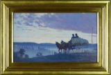 A FINE PAINTING BY VICTOR C. ANDERSON TITLED