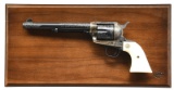 COLT CLASS C ENGRAVED 3RD GEN SAA REVOLVER.