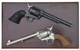 2 COLT 3RD GEN SAA REVOLVERS.