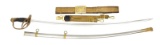 US 1872 CAVALRY OFFICER SABER  CASED HIGH GRADE