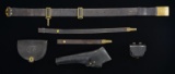 US M1874 CAVALRY BELT RIG WITH AN M1879 SINGLE