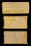 3 COMPLETE BOXES OF INDIAN WAR ERA PISTOL