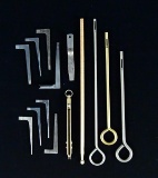GROUPING OF US SIDEARM TOOLS  CLEANING RODS.