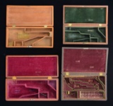 FOUR COLT  OTHER PISTOL CASINGS.