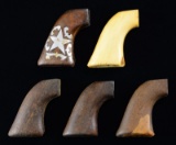 5 PAIRS OF COLT MODEL 1851 NAVY GRIPS.