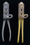 TWO FINE COLT 44 CALIBER DRAGOON BULLET MOLDS.