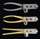 THREE COLT BULLET MOLDS.