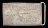 STERLING SILVER “WINCHESTER REPEATING ARMS” BELT