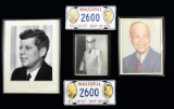JOHN F KENNEDY PRESENTATION AUTOGRAPHED LARGE