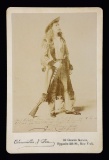 INSCRIBED  SIGNED WITH RHYME CABINET CARD PHOTO