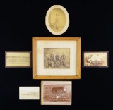 GROUP OF 6 INDIAN WAR ERA PHOTOGRAPHS OF SOLDIERS.