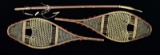 INUIT WHALEBONE  WOOD IMPLEMENT  SNOWSHOES.