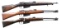 3 WWII ITALIAN CARCANO MODEL 1891 BOLT ACTION