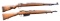 LOT OF TWO MILITARY SURPLUS BOLT ACTION RIFLES.