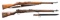 LOT OF TWO MILITARY SURPLUS BOLT ACTION RIFLES.