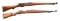 LOT OF TWO MILITARY SURPLUS BOLT ACTION RIFLES.
