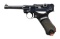 REFINISHED DWM P.08 LUGER SEMI-AUTOMATIC PISTOL.