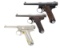 LOT OF THREE JAPANESE TYPE 14 NAMBU SEMI AUTO