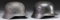 2 WWII GERMAN ARMY HELMETS.
