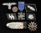 RARE WWII GERMAN GOLD PARTY PIN ALONG WITH 3