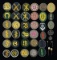 LARGE GROUP OF ARMY PROFICIENCY BADGES &