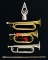 3 BUGLES, A SWAGGER STICK, & A SOVIET FLAGPOLE TOP