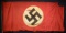 2 WWII GERMAN PARTY FLAGS.