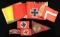 WWII GERMAN FLAGS, BANNERS, ARMBANDS, & OTHER