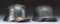 2 GERMAN MILITARY HELMETS.