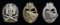 3 WWII STYLE GERMAN ARMY BADGES.
