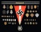 WWII STYLE GERMAN HJ INSIGNIA, PINS, AWARDS, &