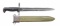 US WWII PAL 1943 DATED MODEL 1905 BAYONET.