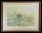 FRAMED PRINT OF SIKORSKY S-16 WWI BIPLANE.