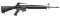 DPMS A-15 RIFLE WITH ADJUSTABLE SIGHTS.
