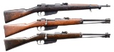 3 WWII ITALIAN CARCANO MODEL 1891 BOLT ACTION