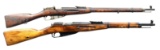 2 RUSSIAN MOSIN NAGANT BOLT ACTION RIFLES.