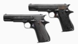 2 STAR MODEL B SEMI AUTO PISTOLS.
