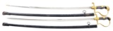 2 WWII GERMAN OFFICERS SWORDS.