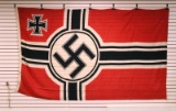 WWII GERMAN FLAGS & A BOOK.