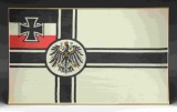 3 WWI & WWII GERMAN FLAGS.