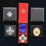 WWII GERMAN MEDALS & BADGES.