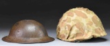 2 US HELMETS.