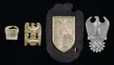 WWII STYLE GERMAN AWARDS & A RING.