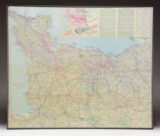 MAP OF NORMANDY.