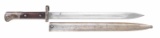 CANADIAN M1905 ROSS RIFLE BAYONET & SCABBARD AND A